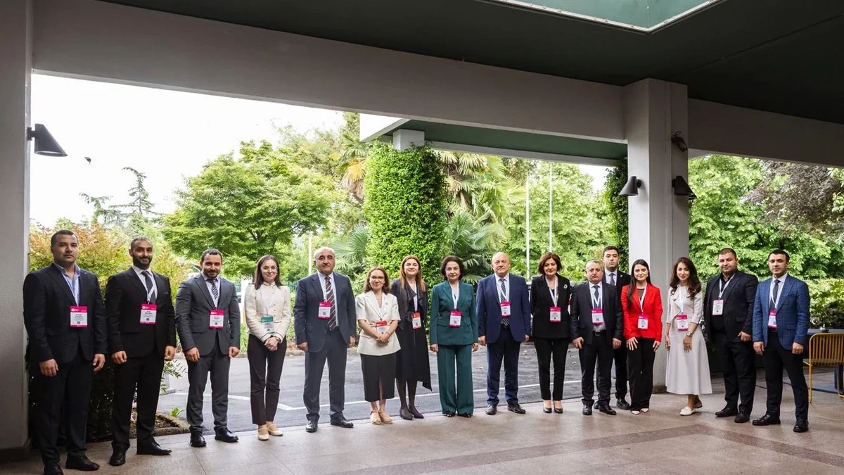 Azerbaijani delegation participates in an international summit in Milan