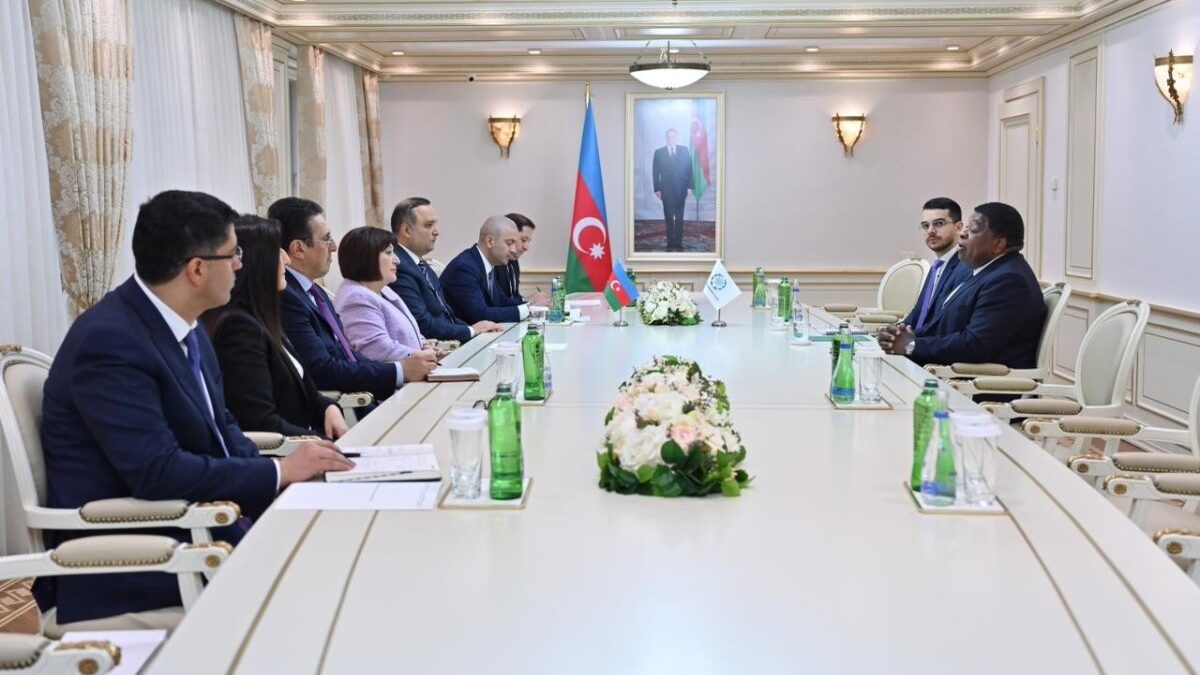 The Speaker of the Milli Majlis met with the Secretary General of the Inter-Parliamentary Union