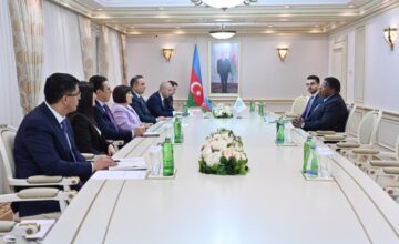 The Speaker of the Milli Majlis met with the Secretary General of the Inter-Parliamentary Union