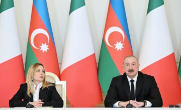 A video clip of President Ilham Aliyev’s meeting with Giorgia Meloni has been shared on his social media accounts