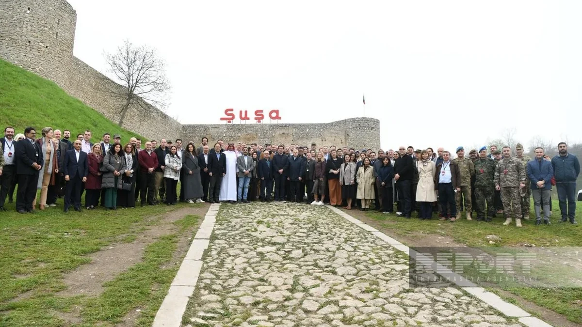 Representatives of the diplomatic corps visited Shusha Fortress