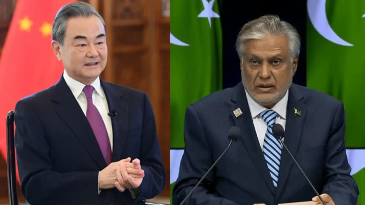 Chinese and Pakistani foreign ministers hold a phone conversation