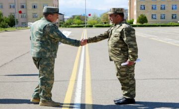Training assembly with military personnel held in Nakhchivan – VIDEO