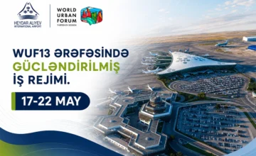 Heydar Aliyev International Airport to operate in enhanced mode during WUF13
