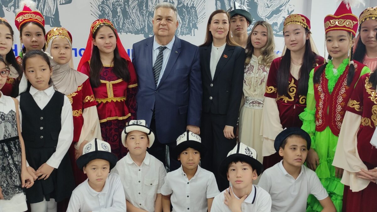 An event was held in Bishkek on the occasion of the 103rd anniversary of the birth of National Leader Heydar Aliyev