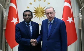 Erdoğan received the Prime Minister of Sudan
