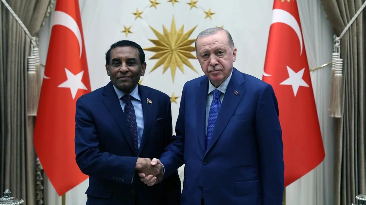 Erdoğan received the Prime Minister of Sudan