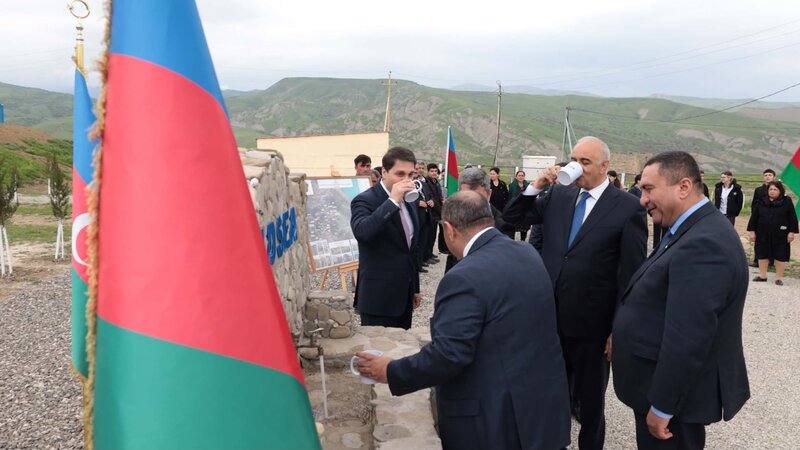Findiqan village of Khizi provided with drinking water – PHOTO