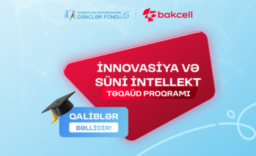 Winners of the “Innovation and Artificial Intelligence” scholarship program by Bakcell and the Youth Foundation have been determined