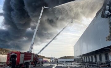 Strong fire in Baku brought under control – Video