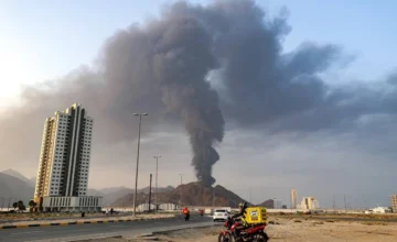 Fire breaks out at oil facility in Fujairah following drone attack
