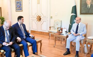 Shehbaz Sharif received the Minister of Justice of Azerbaijan