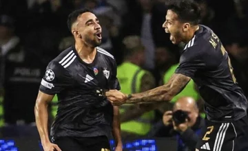 Leandro Andrade scored his 60th goal for Qarabag