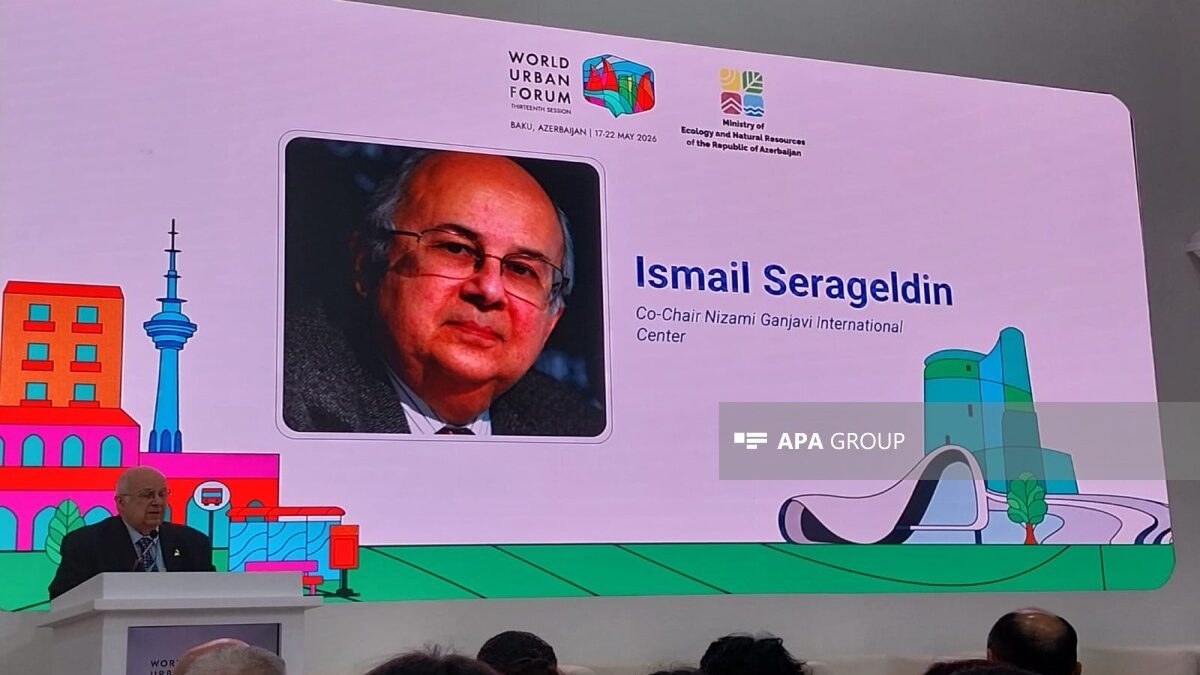 Ismail Serageldin: Azerbaijan makes a significant contribution to plastic recycling and projects implemented in this direction