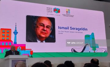 Ismail Serageldin: Azerbaijan makes a significant contribution to plastic recycling and projects implemented in this direction