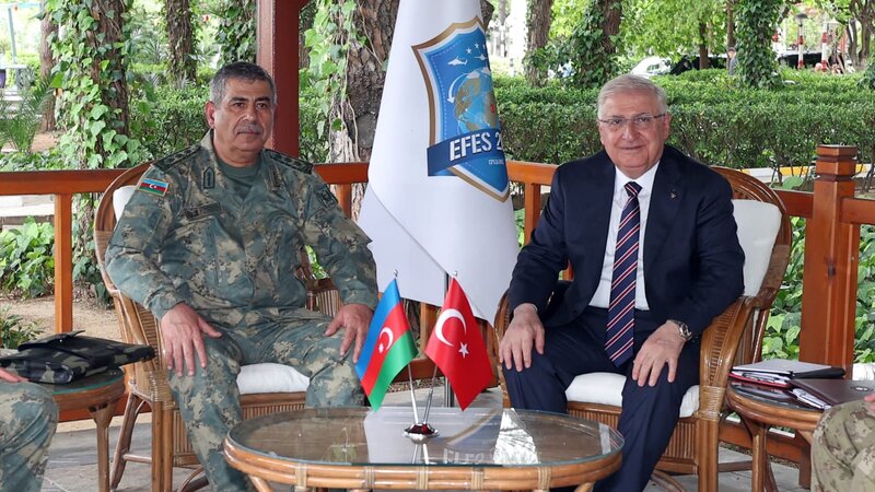 Azerbaijan and Turkey defense ministers met – PHOTO