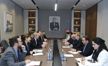Jeyhun Bayramov received a delegation led by Olof Skoog