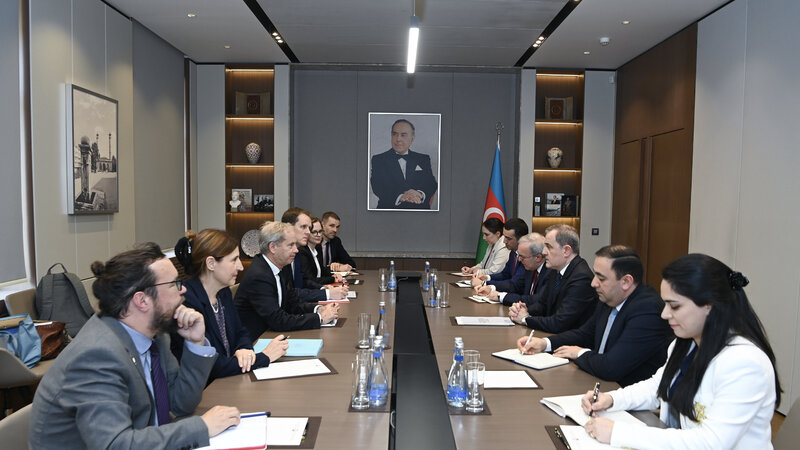 Jeyhun Bayramov received a delegation led by Olof Skoog