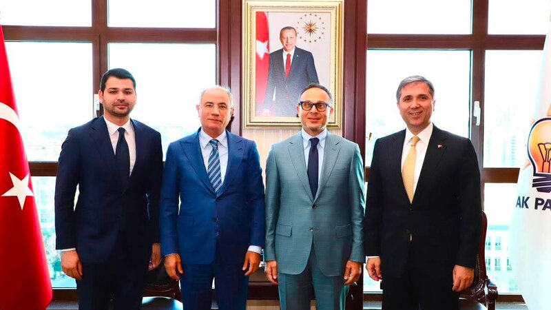 TÜRKPA Secretary General Ramil Hasan met with AK Party Deputy Chairman Efkan Ala