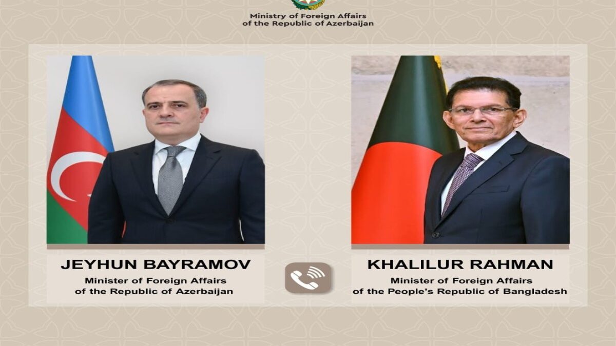 Jeyhun Bayramov held a phone conversation with his Bangladeshi counterpart