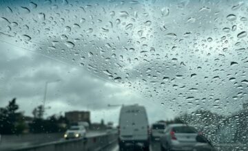 Rain and hail expected in some places
