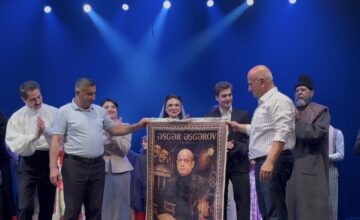 The jubilee of Musical Theater director Asgar Asgarov was celebrated on stage