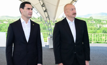 Presidents of Azerbaijan and Turkmenistan visited the destroyed sites of Fuzuli city