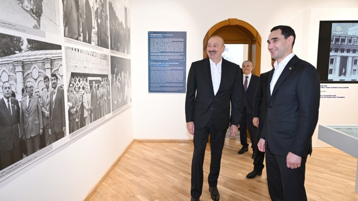 Presidents of Azerbaijan and Turkmenistan get acquainted with the “Heydar Aliyev and Karabakh” exhibition in Shusha