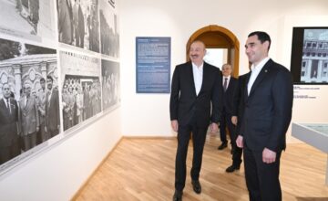 Presidents of Azerbaijan and Turkmenistan get acquainted with the “Heydar Aliyev and Karabakh” exhibition in Shusha