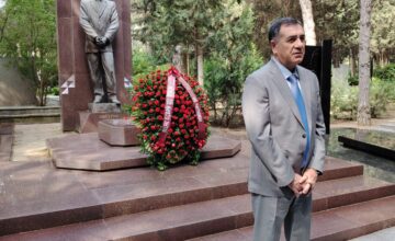 The BRP Party visited the grave of Abulfaz Elchibey