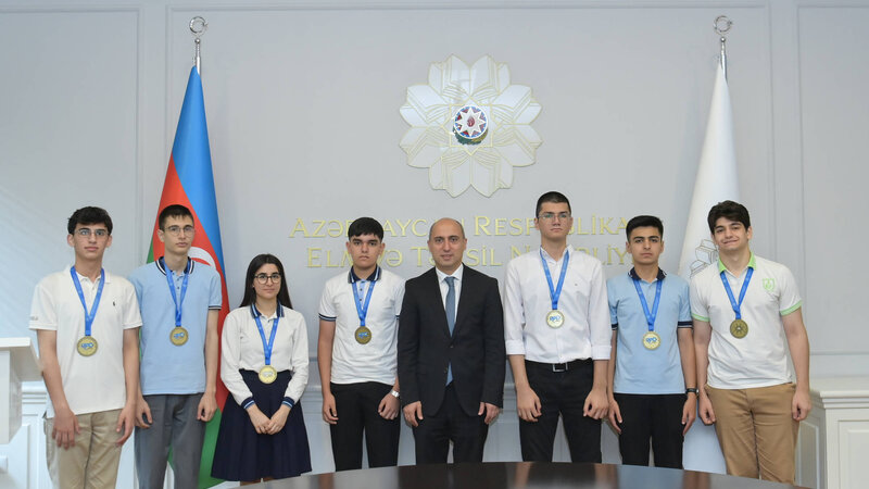Minister of Science and Education met with the winners of the Republican Subject Olympiads who achieved the highest results