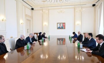 President Ilham Aliyev received a delegation led by Mohammad Bagher Ghalibaf