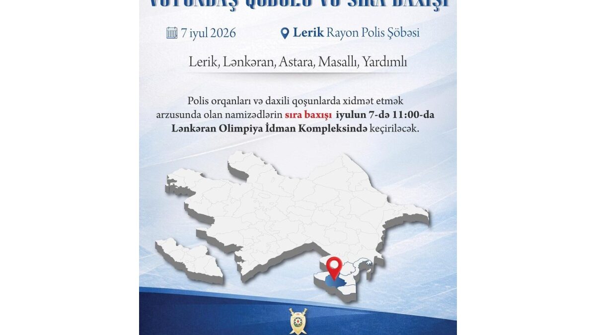 Vilayat Eyvazov to hold citizen reception in Lerik and rank inspection in Lankaran