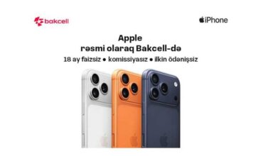 Get Apple products officially at Bakcell Shop!