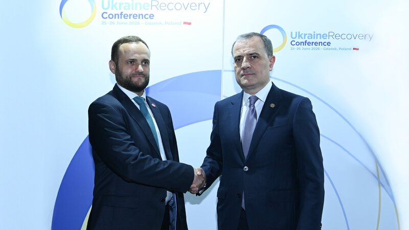 Jeyhun Bayramov discussed cooperation prospects with the Deputy Prime Minister of Ukraine