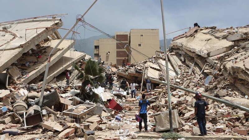 Access restricted to the state most affected by the earthquake in Venezuela