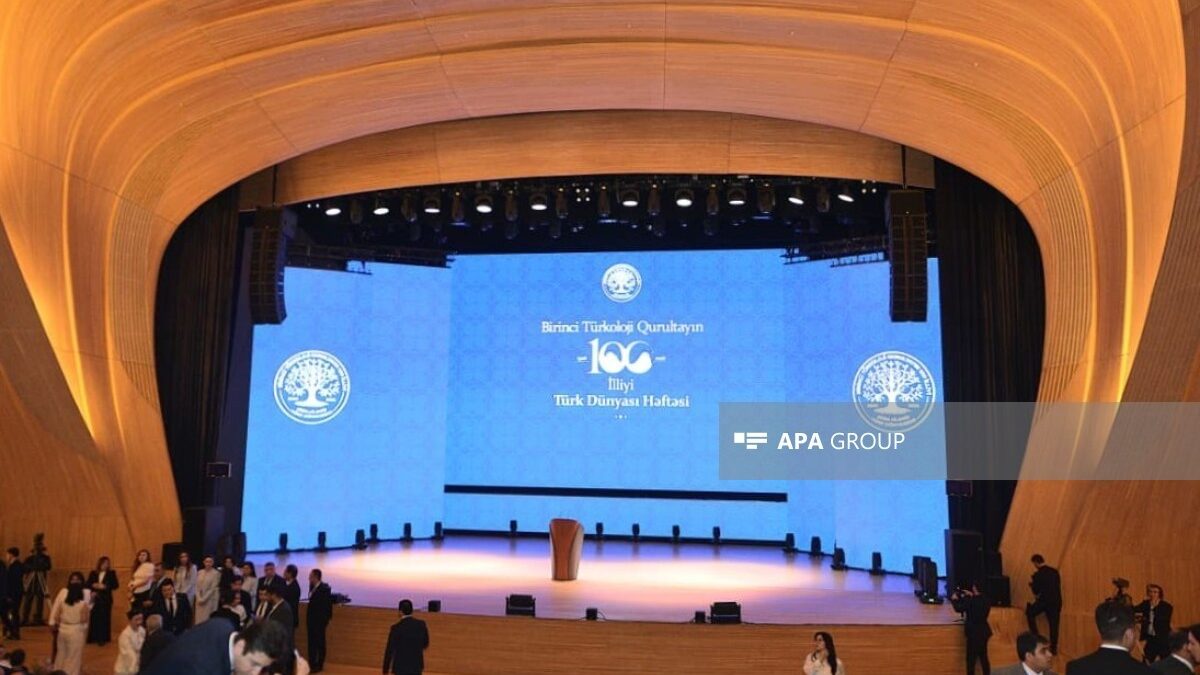 Plenary session held within the framework of the Turkic World Week