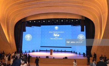 Plenary session held within the framework of the Turkic World Week