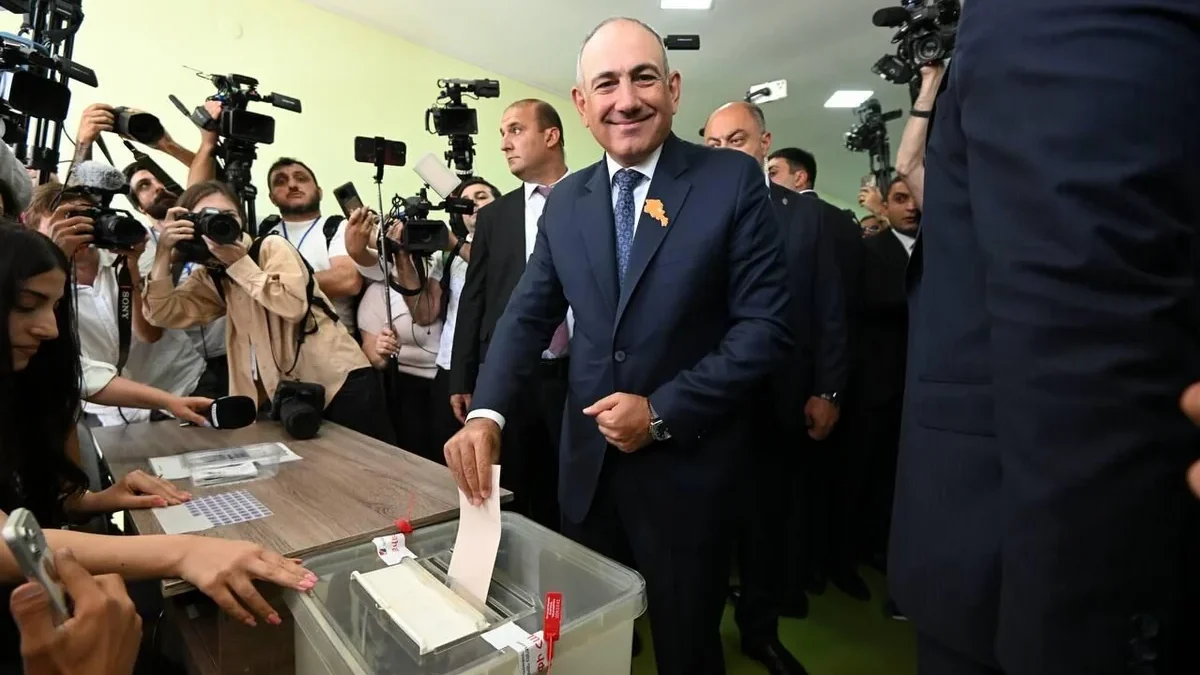 Pashinyan has voted in the parliamentary elections