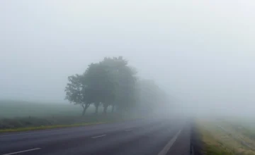 Visibility on roads will be limited to 1000 meters