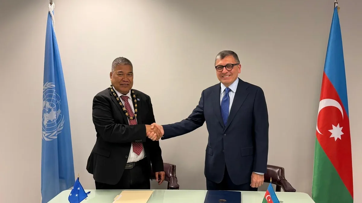 Diplomatic relations established between Azerbaijan and Micronesia