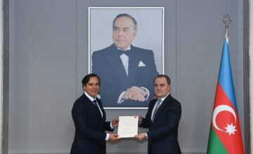 Jeyhun Bayramov received a copy of the credentials of the new ambassador of Brazil