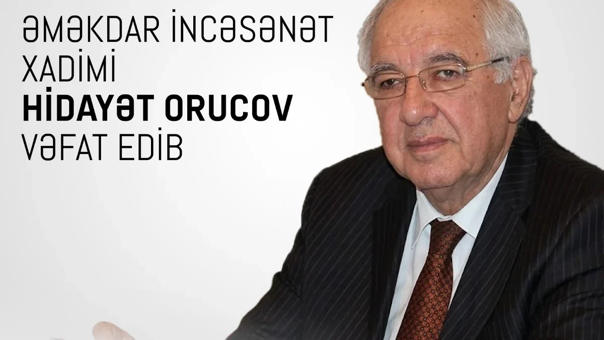 Ministry of Culture expresses condolences to the family of Hidayet Orucov