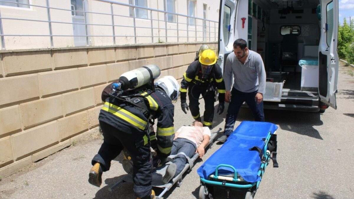 The Mugan Regional Center of the MES held a facility civil defense exercise – PHOTO