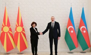 President of North Macedonia congratulates Azerbaijani leader