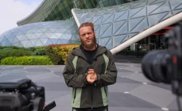 UFC fighter Rafael Fiziyev has arrived in Azerbaijan
