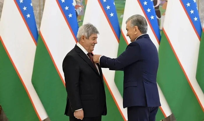 Mirziyoyev awarded our ambassador