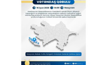Prosecutor General to receive citizens in Nakhchivan
