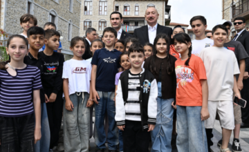 President Ilham Aliyev’s social media account shares post about meeting with children in Shusha – VIDEO