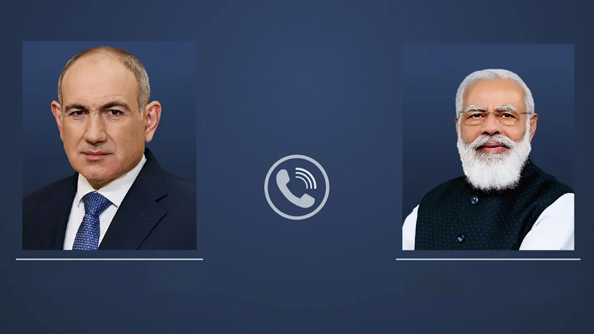 Modi and Pashinyan discussed strengthening cooperation